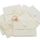 Le cadeau de cordon de tissu de Microfiber met en sac le suède d'enveloppe charme l'emballage