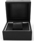Boîte de montre en cuir des hommes de couleur emboutis de finition avec l'ODM d'OEM de logo disponible