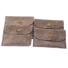 Poids léger de sac de poche d'enveloppe de bijoux de velours de Microfiber
