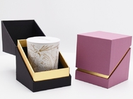 Caisses d'emballage de papier organiques décoratives de carton de pliage de cartons de cadeau de bougie avec l'insertion de mousse