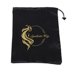 Le cadeau de cordon de tissu met en sac les cheveux promotionnels faits sur commande professionnels de satin de sac à provisions de bijoux met en sac des sacs de sous-vêtements