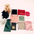 poche cosmétique de cordon de 25x30cm, sac fait sur commande d'emballage de cadeau de bijoux