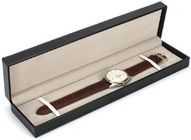 Le cas en cuir de stockage de montre de boîte-cadeau en cuir fait sur commande décoratif de GV a soigneusement ouvré
