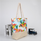 La toile réutilisable résistante Tote Bags, Silkscreen les sacs à provisions de toile