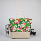 La toile réutilisable résistante Tote Bags, Silkscreen les sacs à provisions de toile
