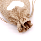 Le cadeau multifonctionnel de cordon de tissu met en sac la poche de cordon de jute