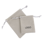 Sacs écologiques de bijoux de cordon, emballage de sac de bijoux de 9x12cm