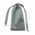 Le cadeau de Gray Premium Velvet Fabric Drawstring met en sac 55x75cm