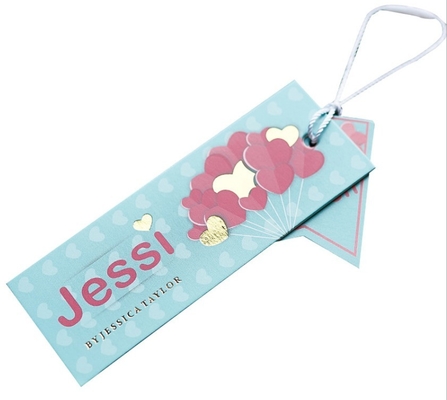 corde spéciale de 400gsm Art Paper Hang Tag With